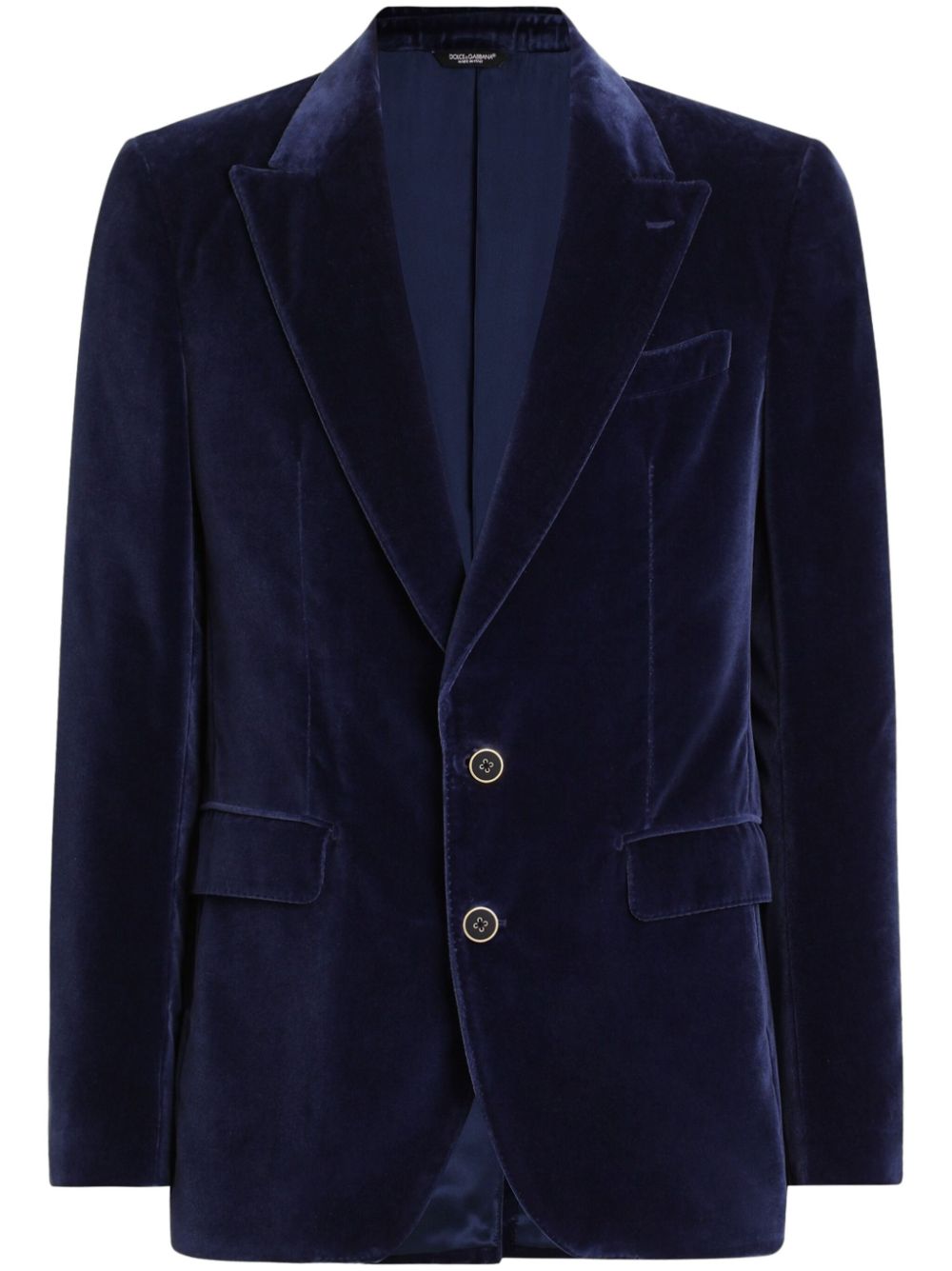 Dolce & Gabbana velvet blazer - Blue