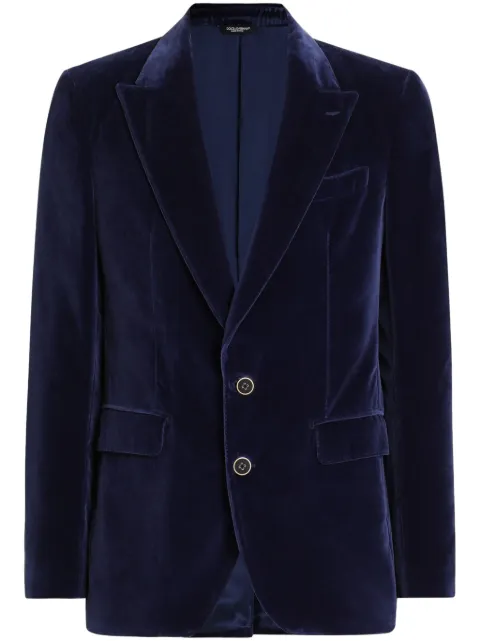 Dolce & Gabbana velvet blazer