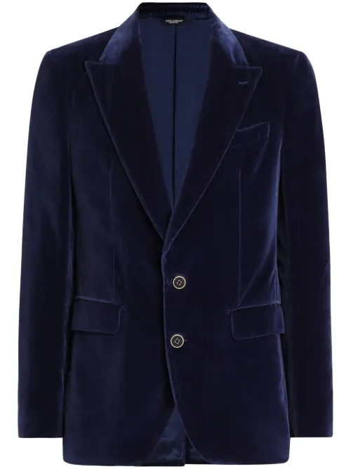 Blazer en velours - Dolce & Gabbana - Modalova