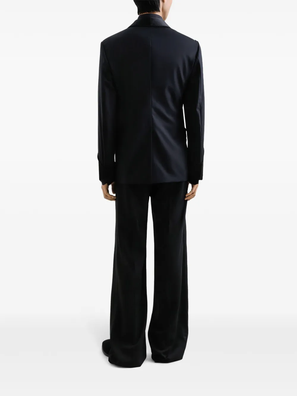 Dolce & Gabbana Blazer met sjaalrevers Blauw