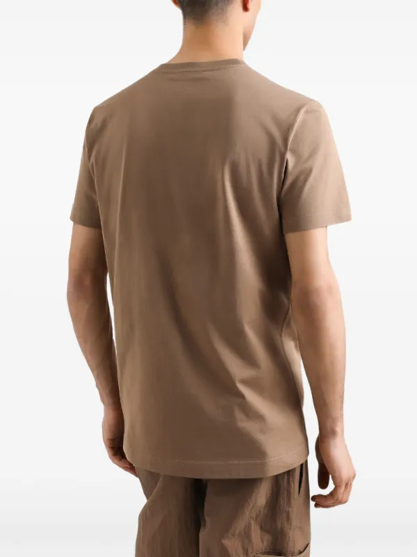 DOLCE & GABBANA メンズ Tシャツ ロゴ ブラウン Dolce & Gabbana ロゴ Tシャツ | ブラウン | FARFETCH JP
