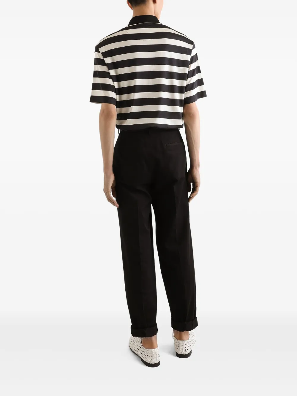 Dolce & Gabbana Gestreept poloshirt Wit