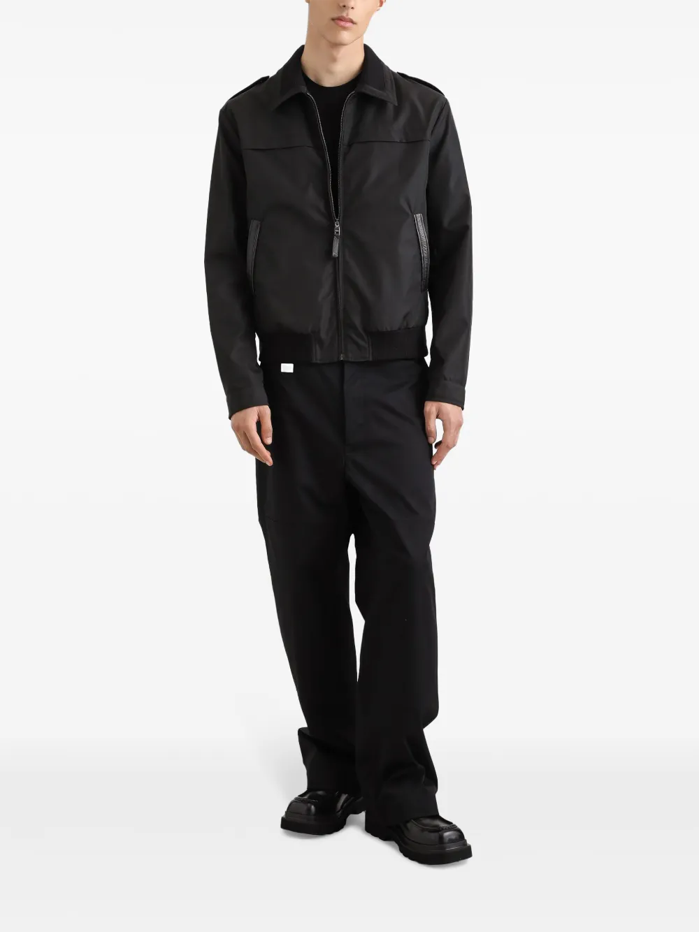 Dolce & Gabbana Bomberjack met logoplakkaat Zwart