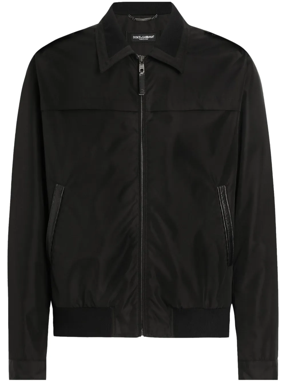 Dolce & Gabbana Bomberjack met logoplakkaat Zwart