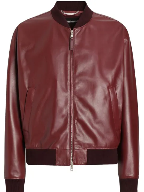 Dolce & Gabbana chamarra bomber con cierre