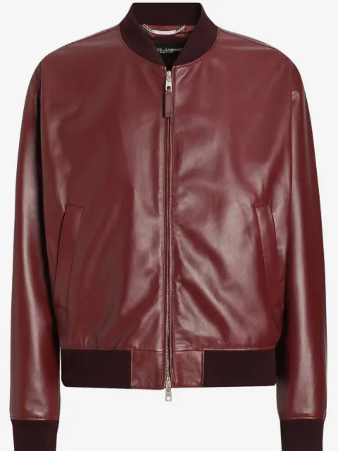 Dolce & Gabbana chamarra bomber con cierre