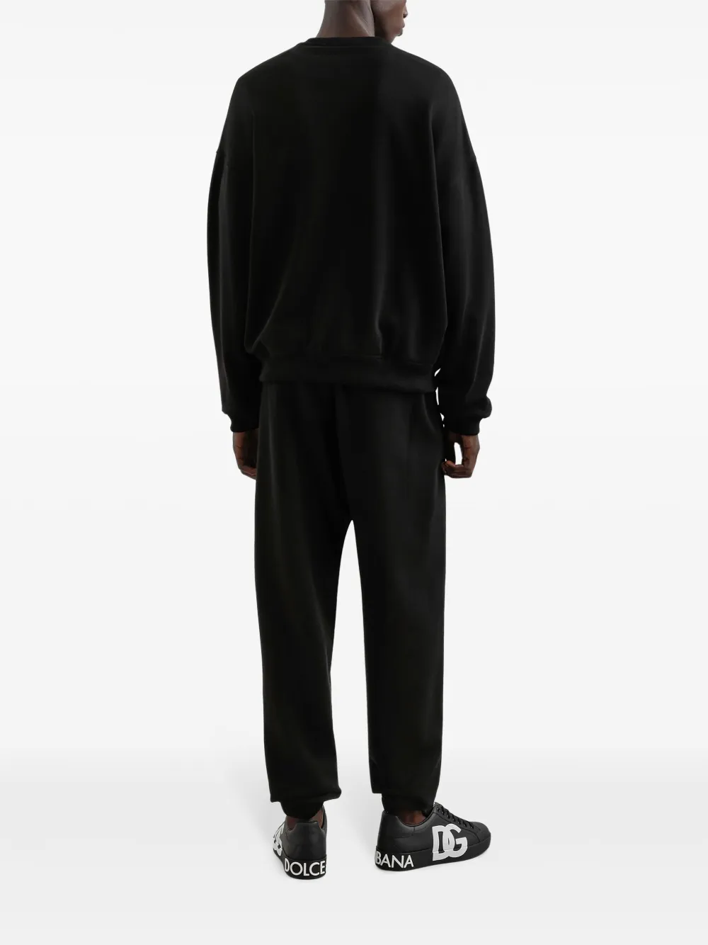 Dolce & Gabbana Sweater met logo-reliëf Zwart
