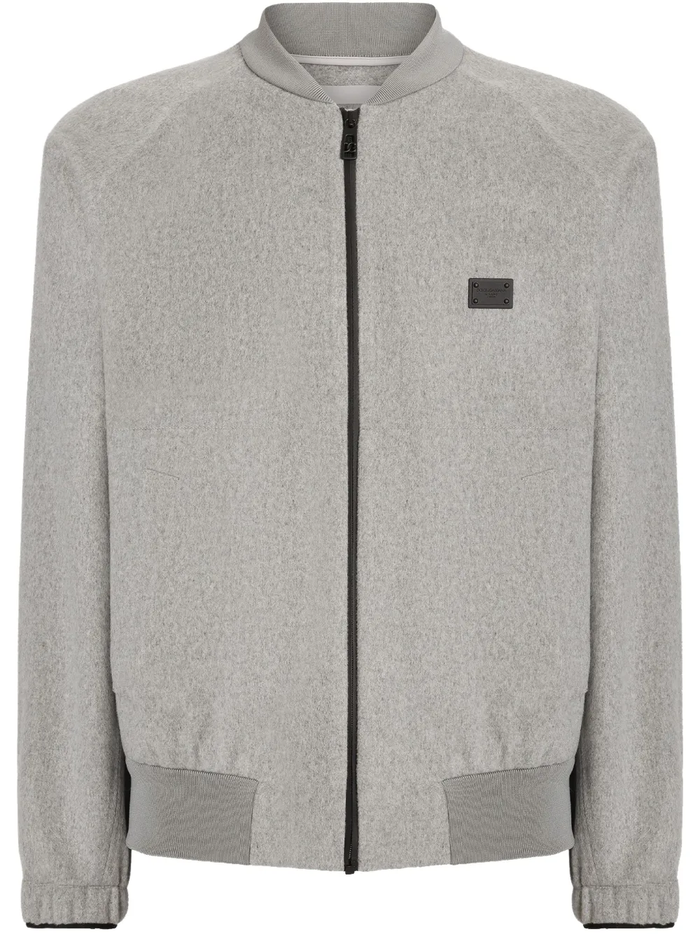 Dolce & Gabbana Bomberjack met gemêleerd effect Grijs