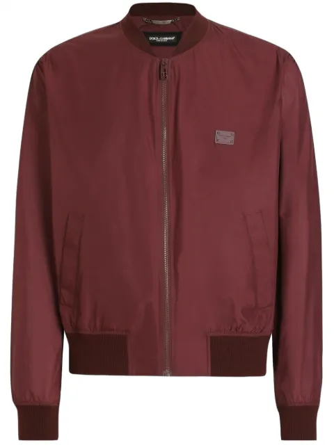 Dolce & Gabbana chamarra bomber con cierre