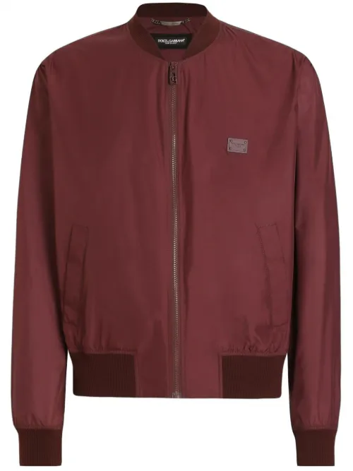 Veste bomber à fermeture zippée - Dolce & Gabbana - Modalova