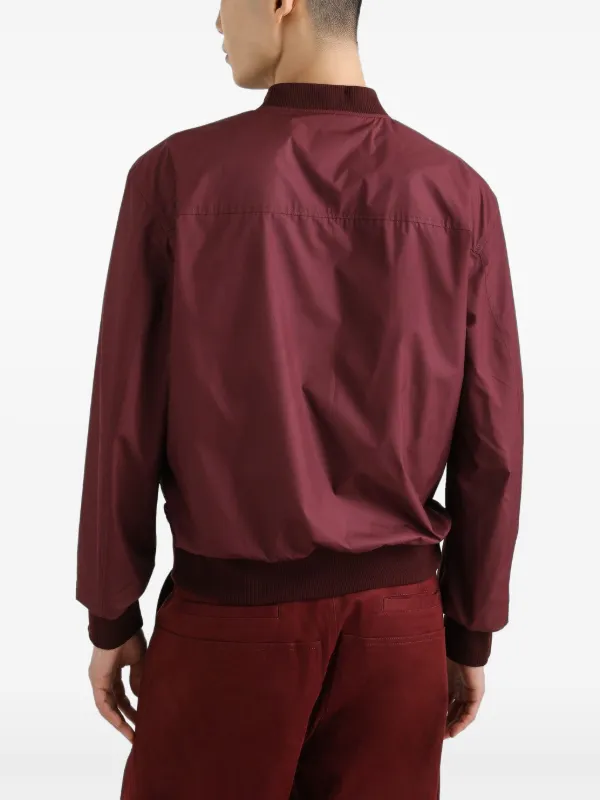 Dolce & Gabbana zip-up Bomber Jacket | Red | FARFETCH IN