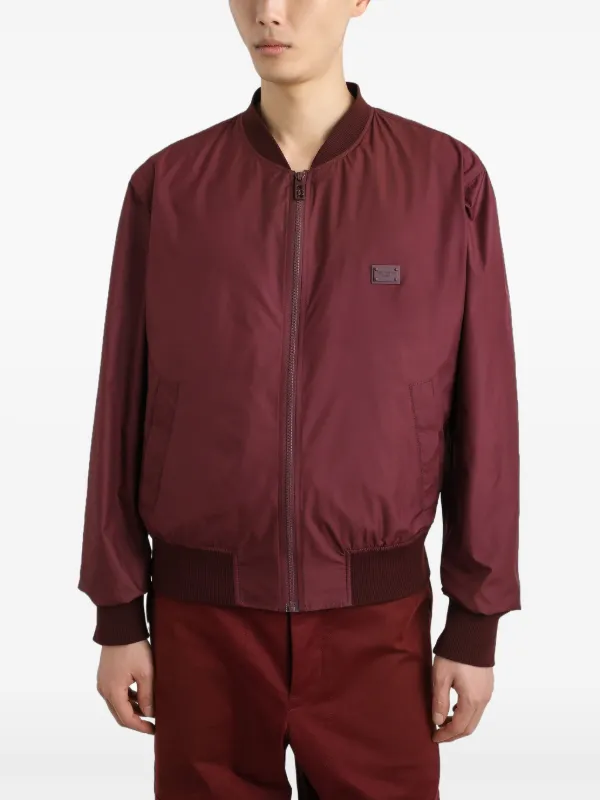 Dolce & Gabbana zip-up Bomber Jacket | Red | FARFETCH