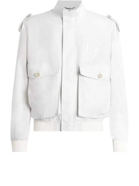 Dolce & Gabbana chamarra bomber manga larga