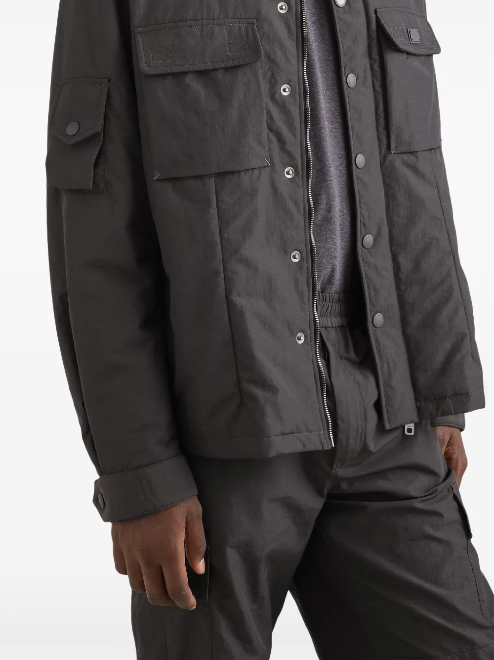 Dolce & Gabbana Gewatteerd shirtjack Grijs