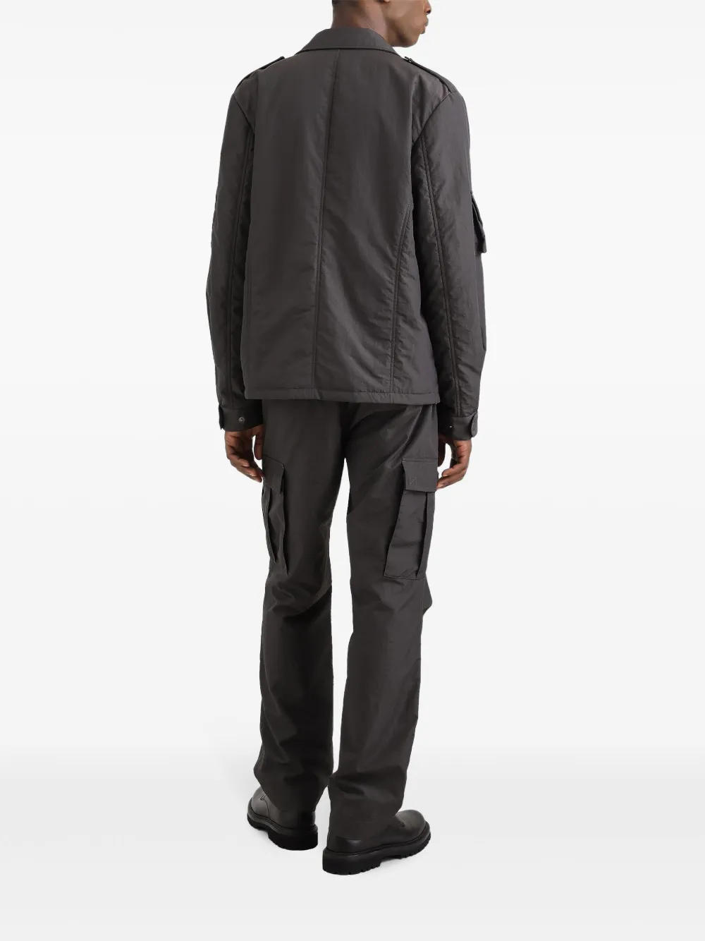 Dolce & Gabbana Gewatteerd shirtjack Grijs