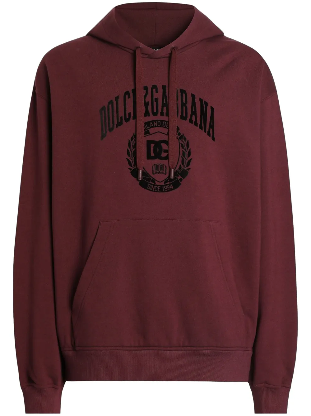 Dolce & Gabbana logo-print hoodie | Red | Image 1