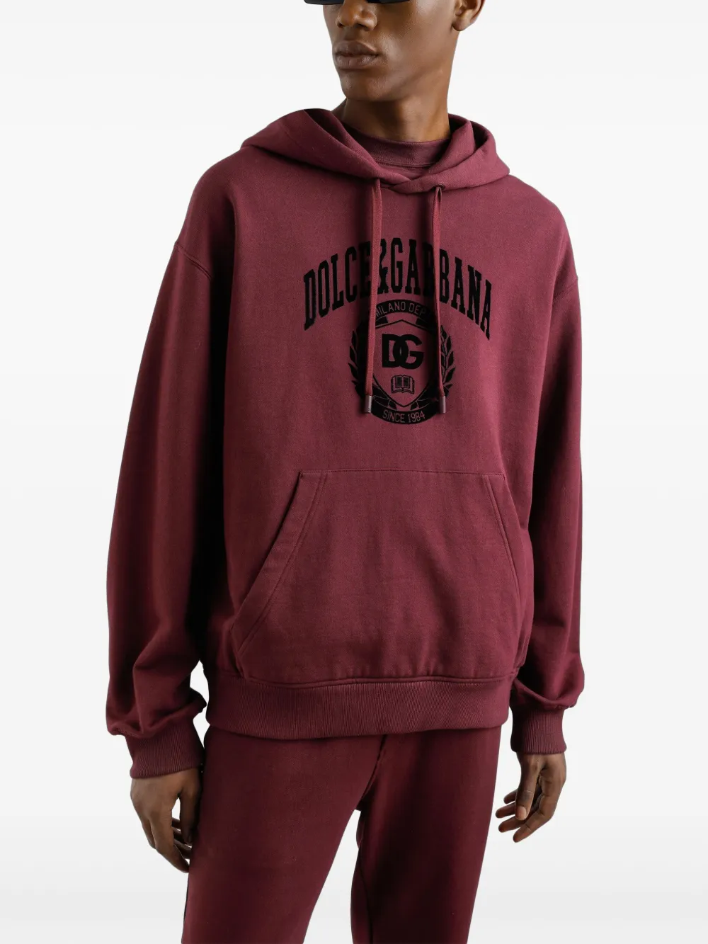 Dolce & Gabbana Hoodie met logoprint Rood