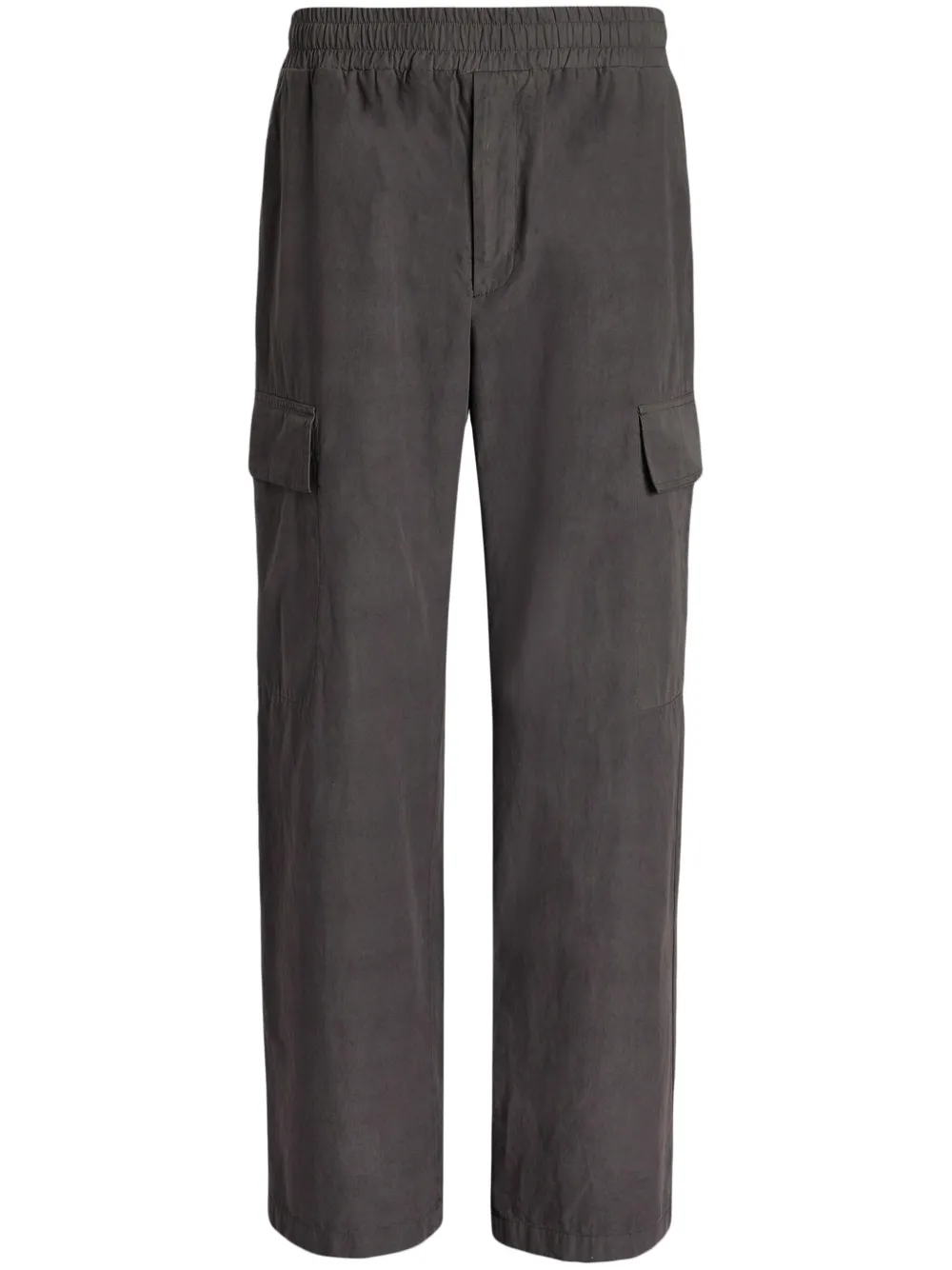 Dolce & Gabbana elasticated-waistband straight-leg trousers | Grey | Image 1