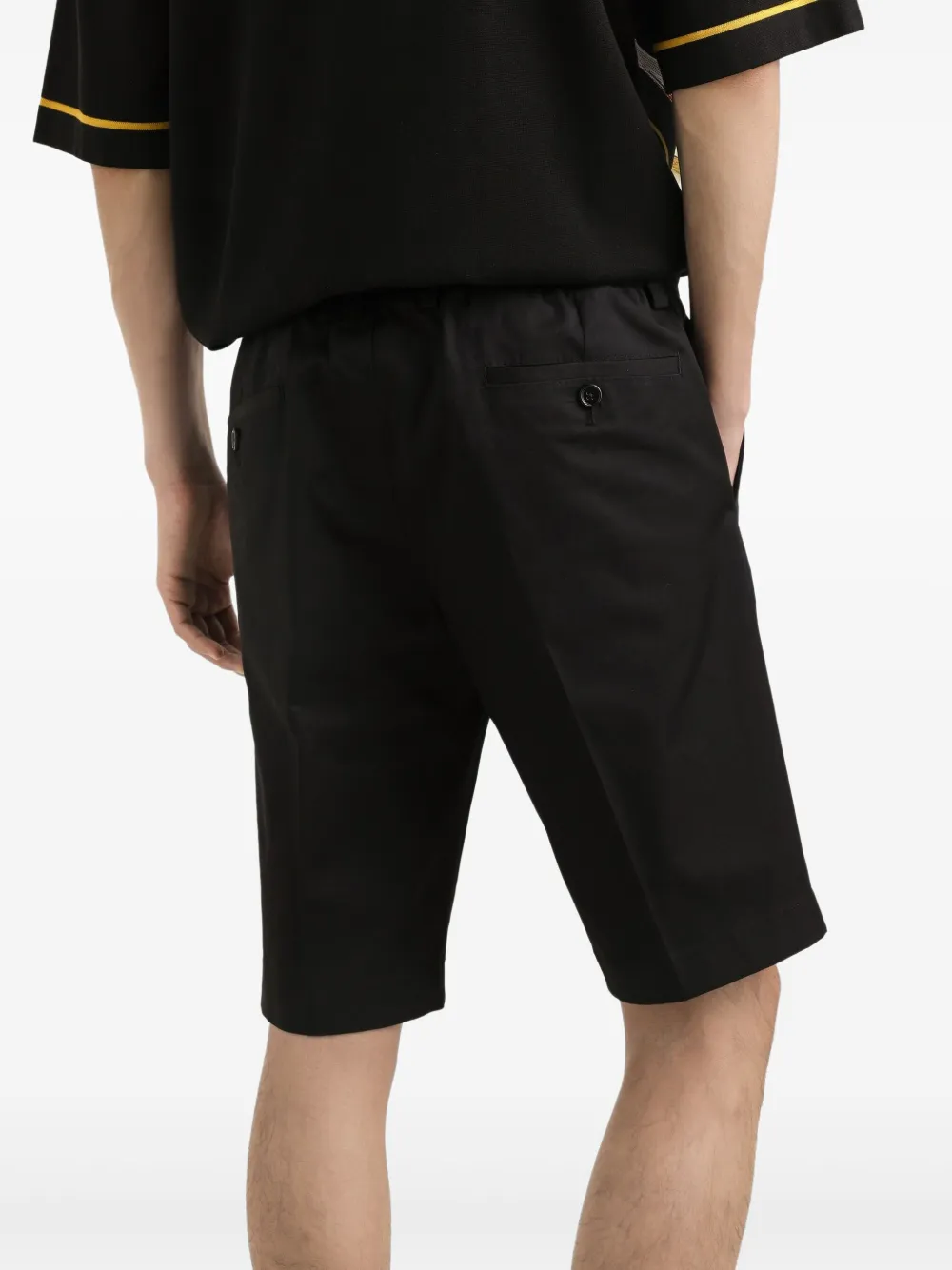 Dolce & Gabbana Shorts met logo Zwart