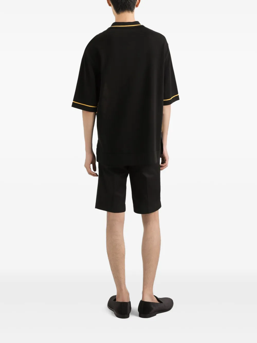 Dolce & Gabbana Shorts met logo Zwart