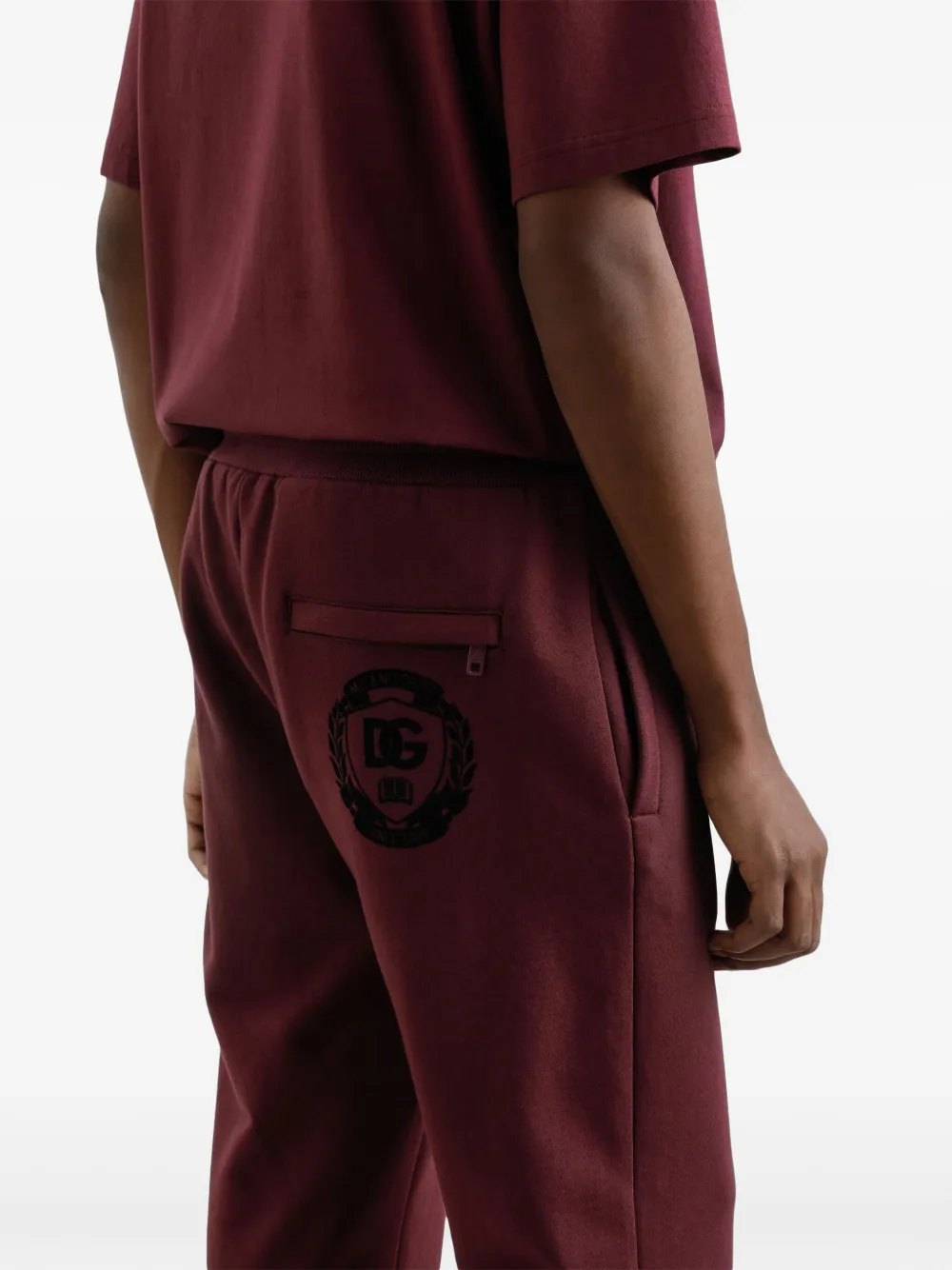 Dolce & Gabbana Trainingsbroek met logo-detail Rood