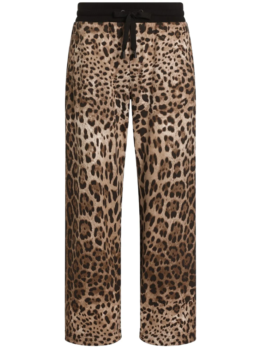 Dolce & Gabbana leopard-print track pants | Brown | Image 1