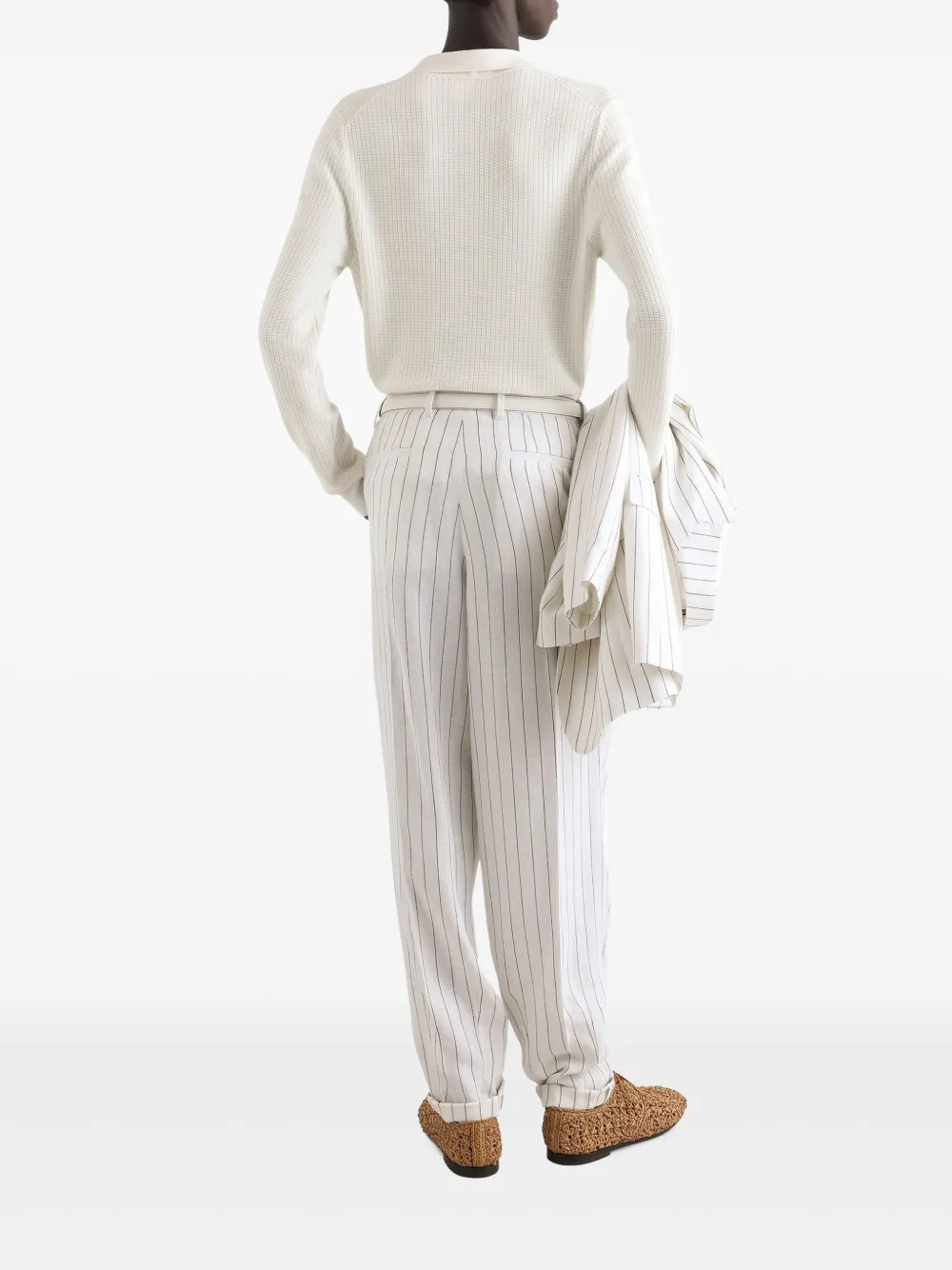 Dolce & Gabbana Gestreepte pantalon Wit