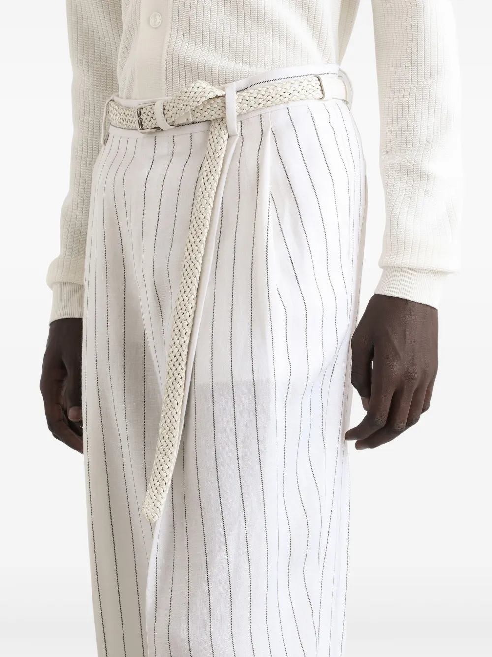 Dolce & Gabbana Gestreepte pantalon Wit
