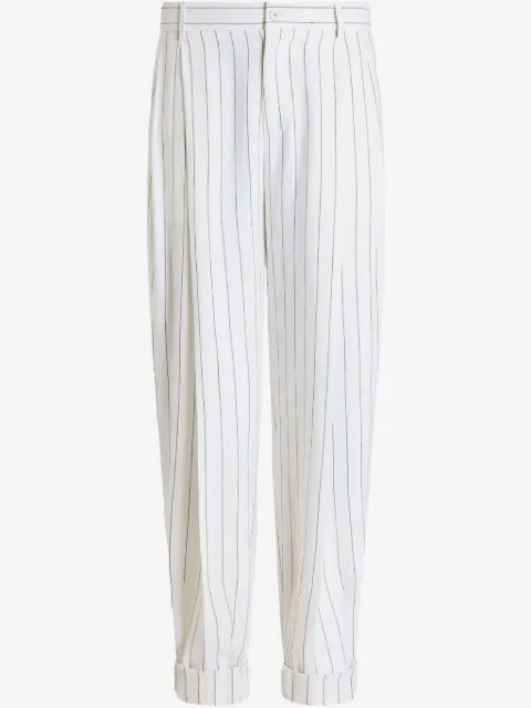 Dolce & Gabbana Calça de alfaiataria listrada