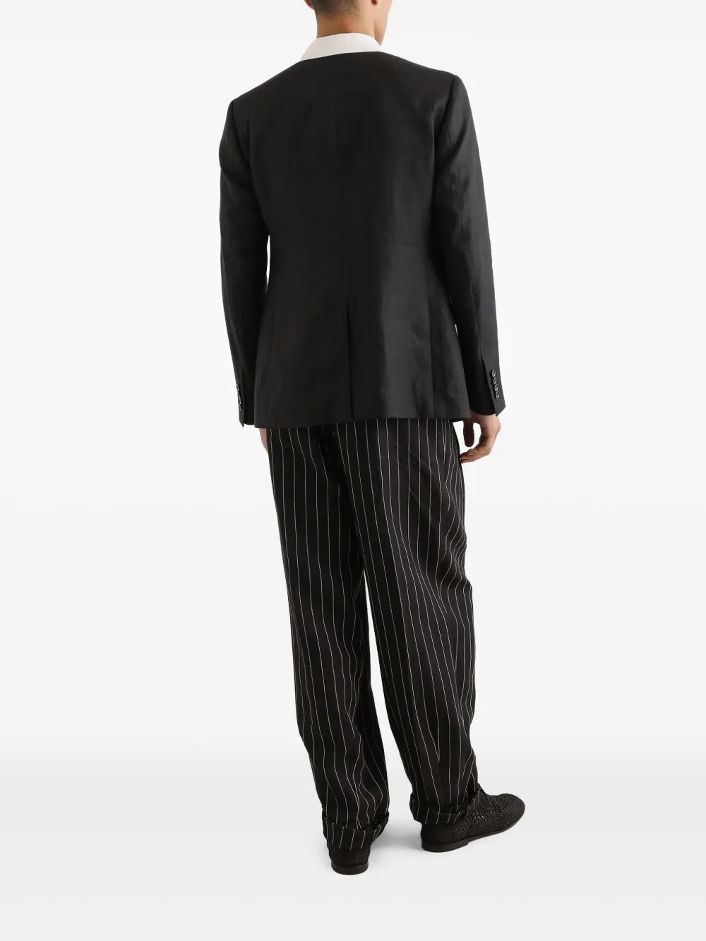 Dolce & Gabbana Gestreepte pantalon Zwart