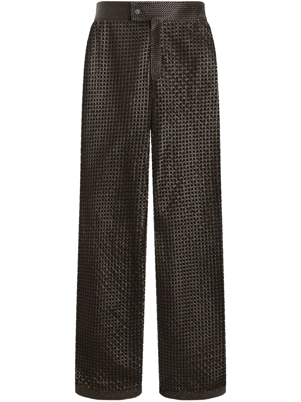 Dolce & Gabbana Pantaloni intrecciati - Marrone
