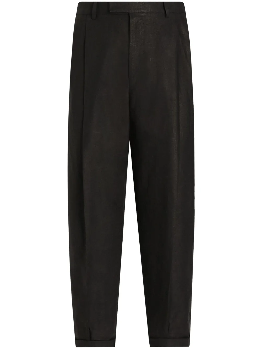 folded-edge trousers