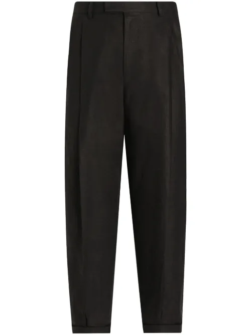 Pantalon à détails de plis - Dolce & Gabbana - Modalova