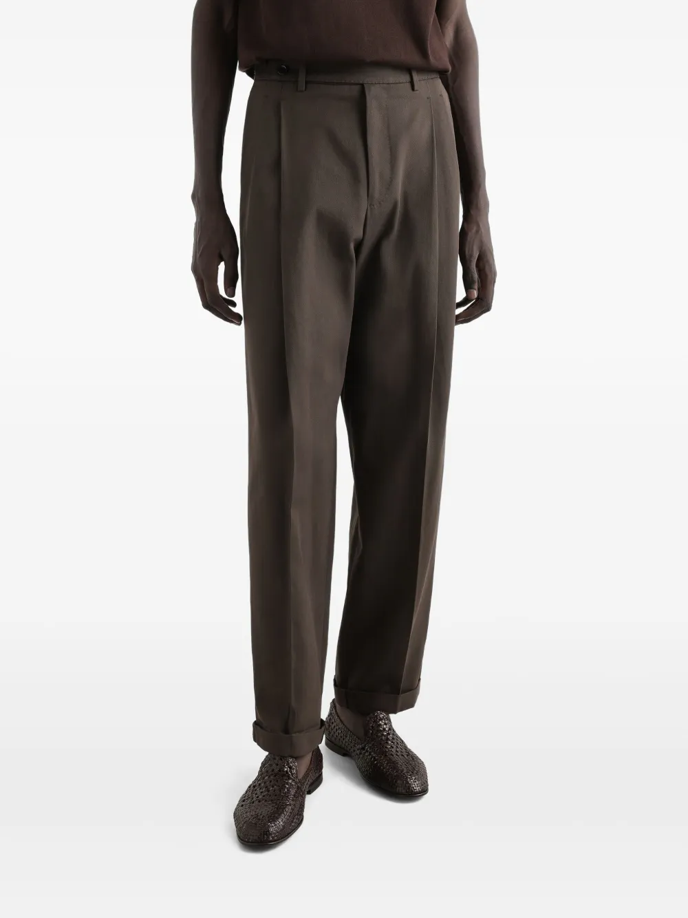 Dolce & Gabbana Broek met toelopende pijpen Bruin