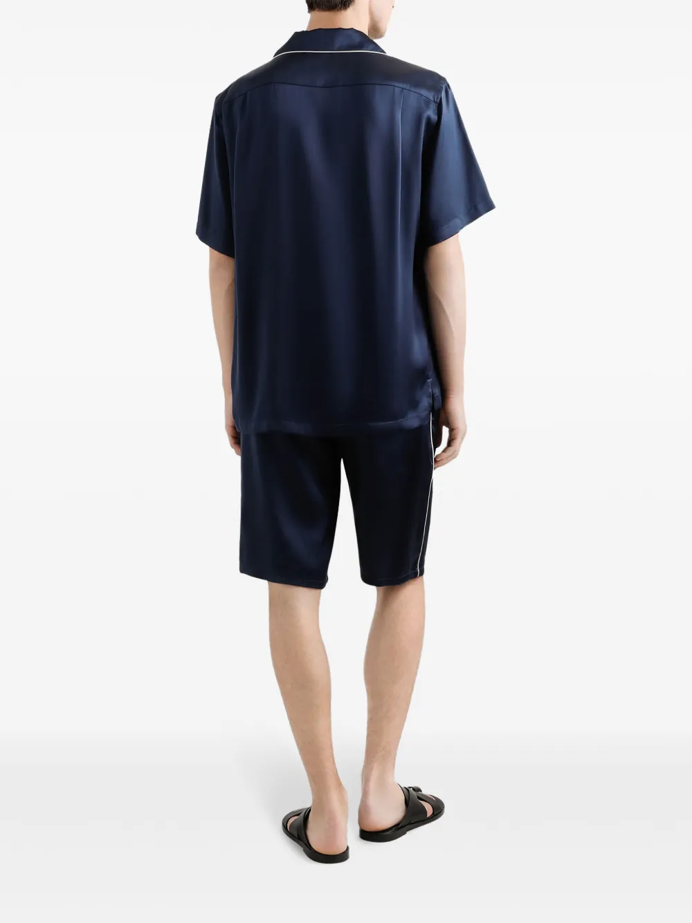 Dolce & Gabbana Satijnen shorts Blauw