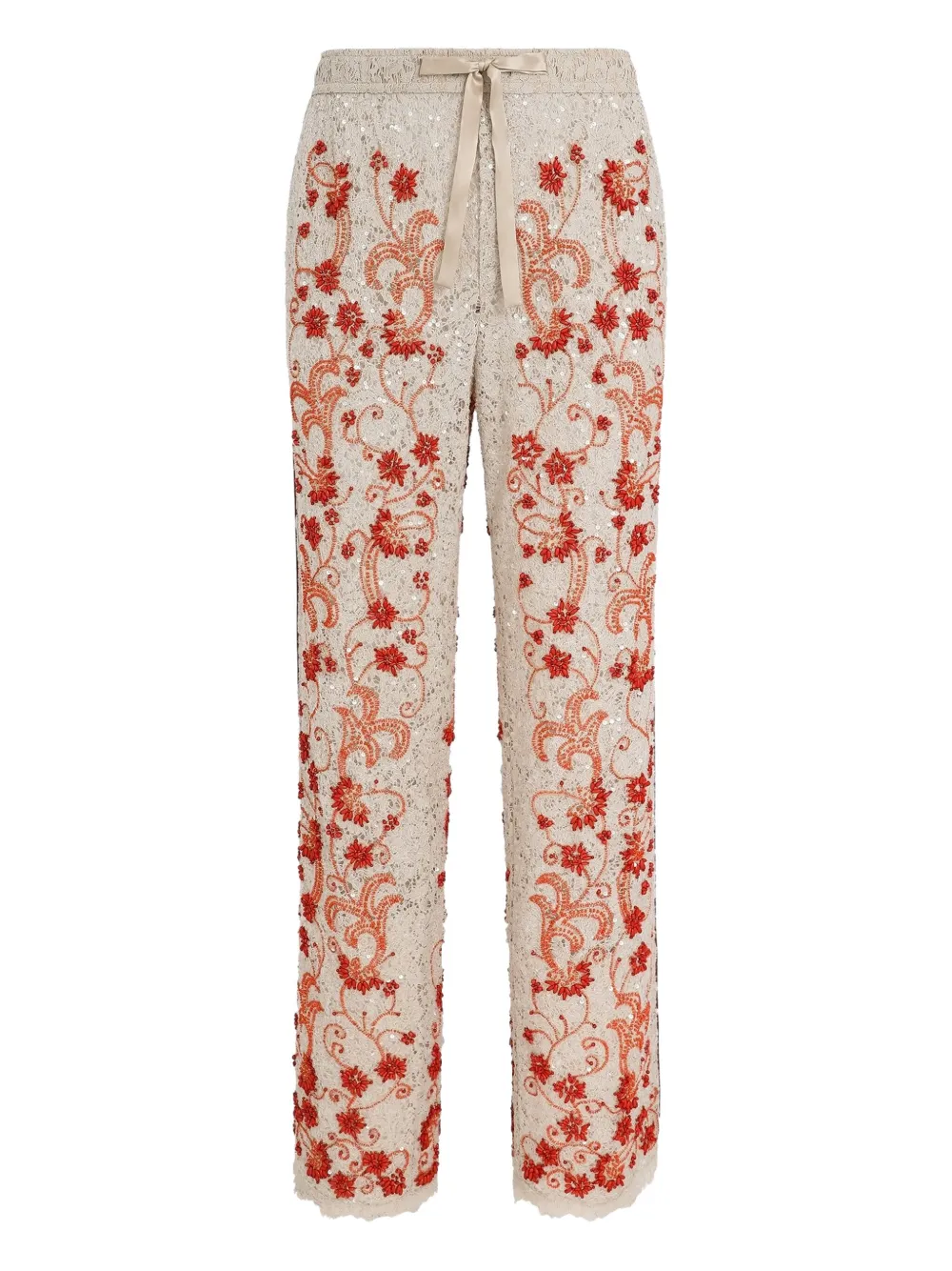 Dolce & Gabbana embroidered trousers | Neutrals | Image 1