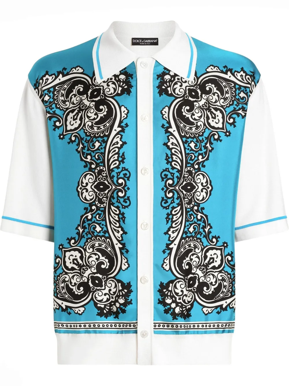 Dolce & Gabbana Overhemd met bandanaprint Blauw