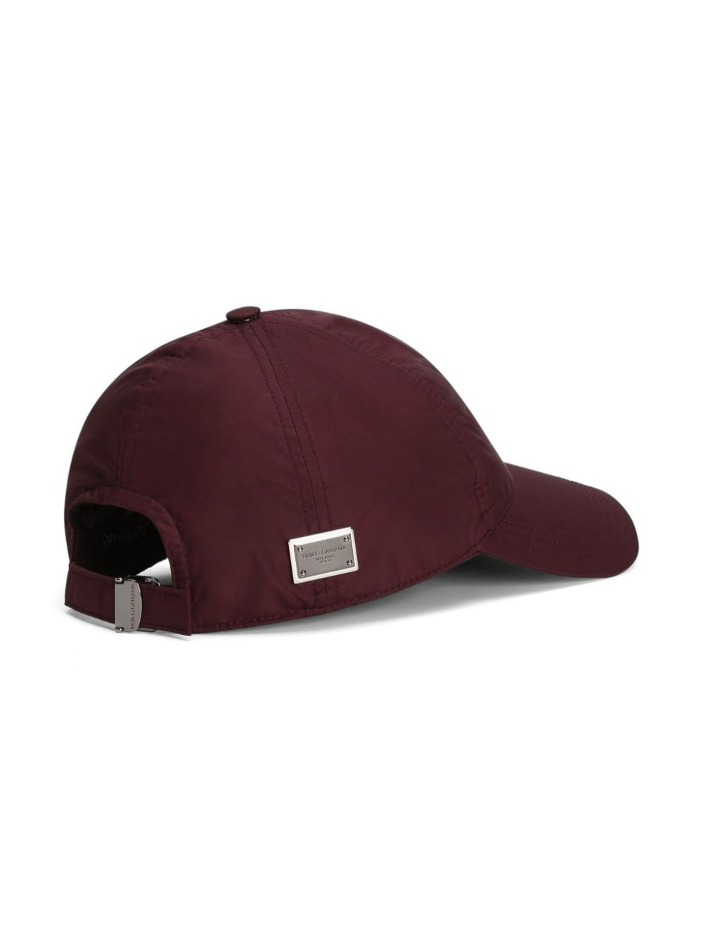 Dolce & Gabbana logo-plaque baseball cap - R0108 WINE