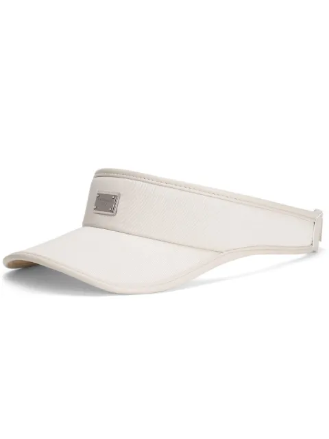Dolce & Gabbana logo-plaque visor