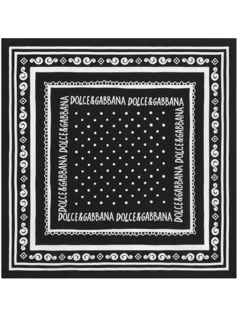 Dolce & Gabbana mascada con estampado bandana