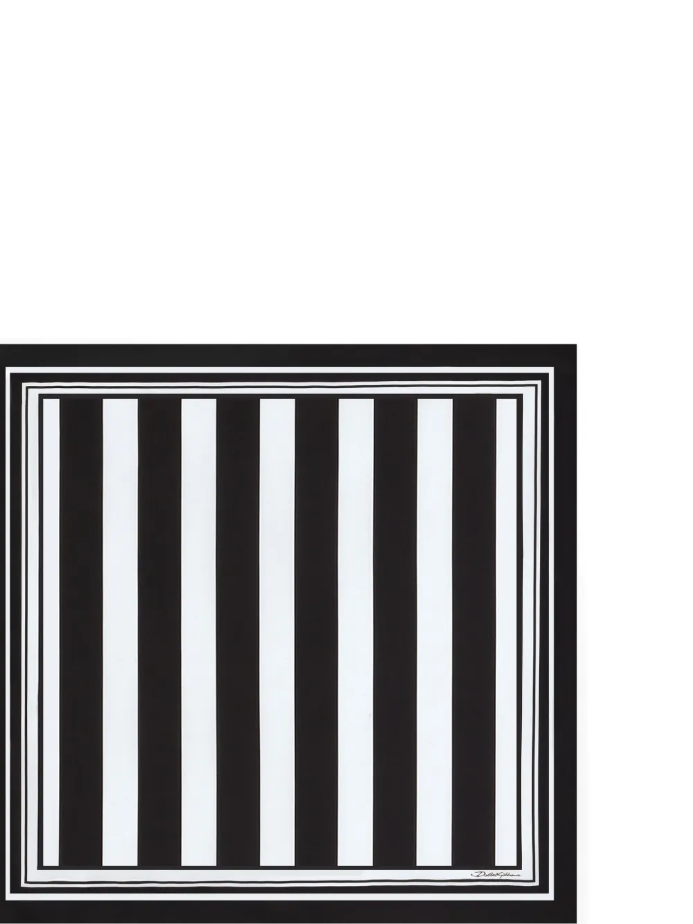 Dolce & Gabbana - striped scarf - men