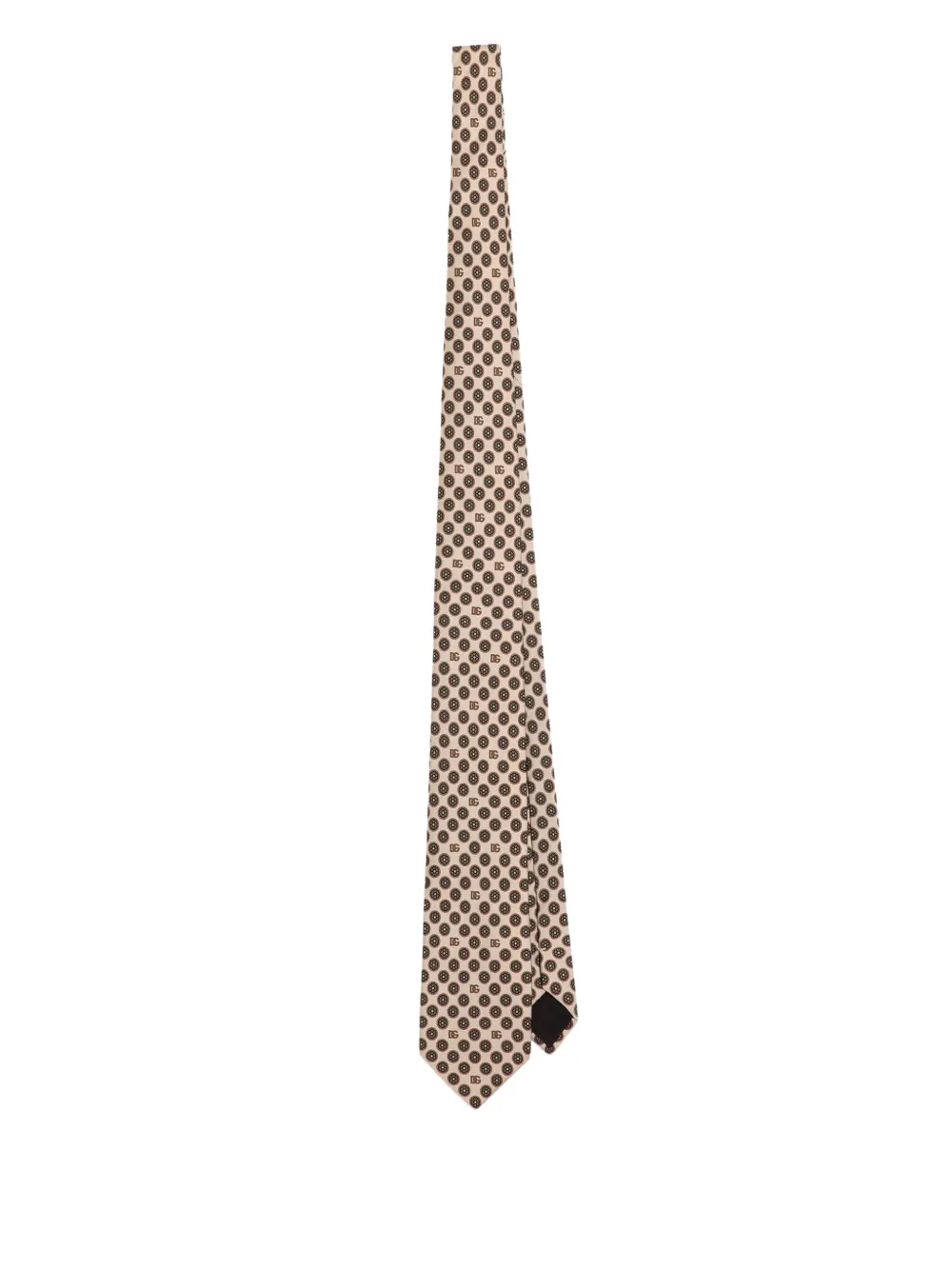 Dolce & Gabbana patterned-jacquard tie | Neutrals | Image 1