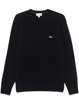 Lacoste Vネック セーター | ブラック | FARFETCH JP