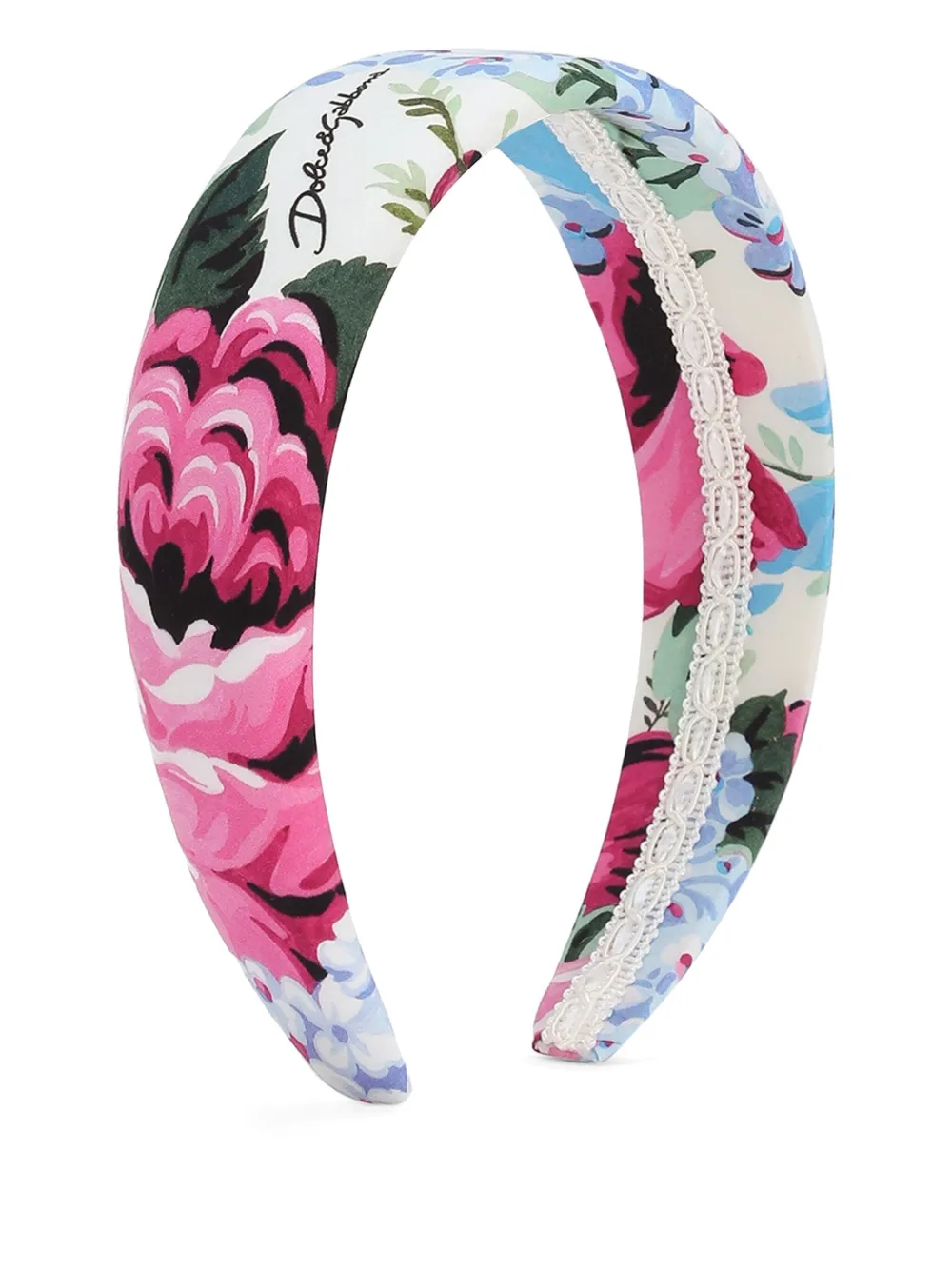 Dolce & Gabbana Kids Fascia per capelli a fiori | bianco | Image 1