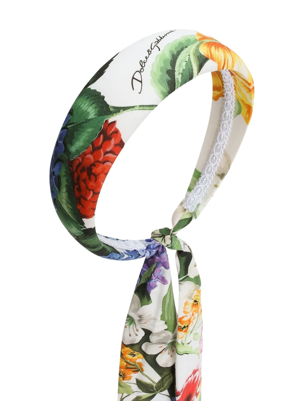 Dolce & Gabbana Kids Fascia per capelli a fiori | Accessori per capelli | Image 3