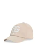 Dolce & Gabbana Kids logo cotton cap - Neutrals