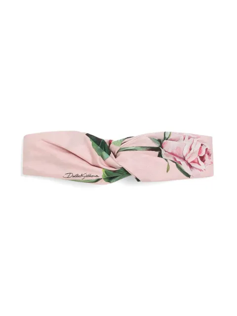 Dolce & Gabbana Kids hårband med tryck