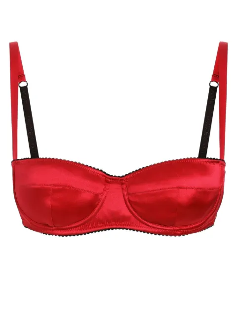 Dolce & Gabbana satin balconette bra