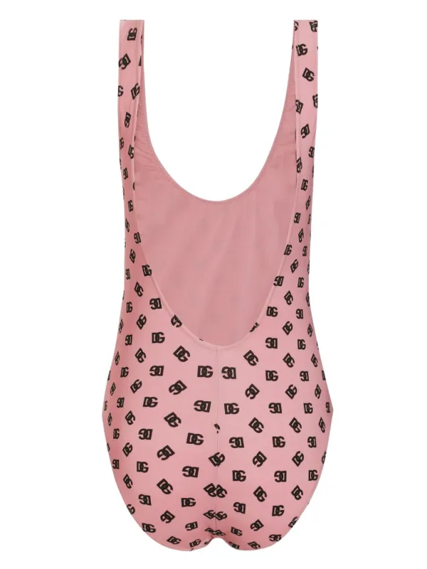 【Dolce & Gabbana】DGロゴ ワンピースレーシング水着 DOLCE&GABBANA】ワンピースレーシング水着 DGロゴ 2色展開