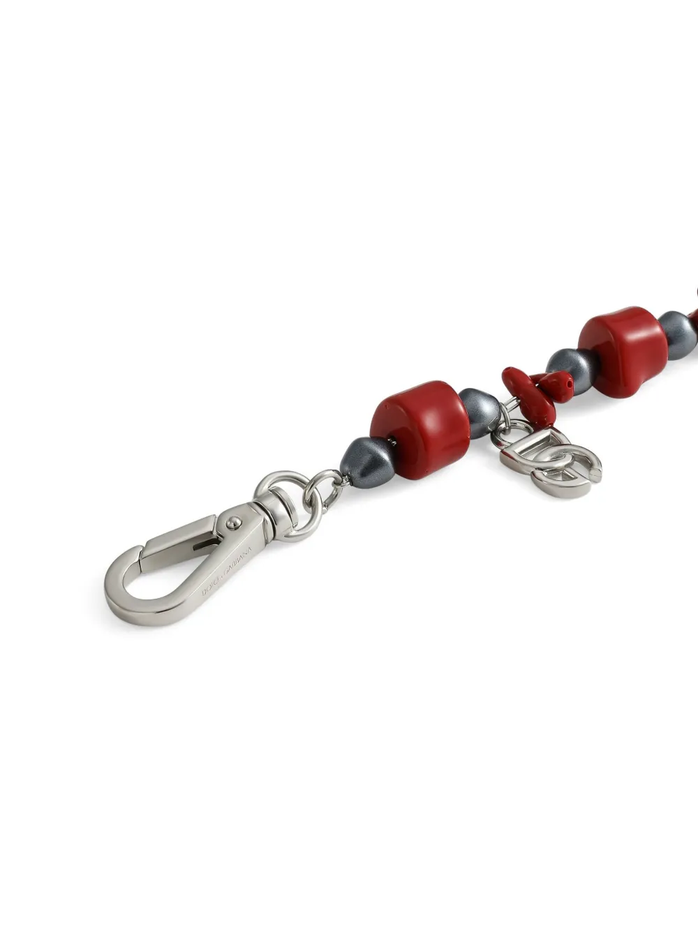 Dolce & Gabbana Beaded Bracelet In Silver